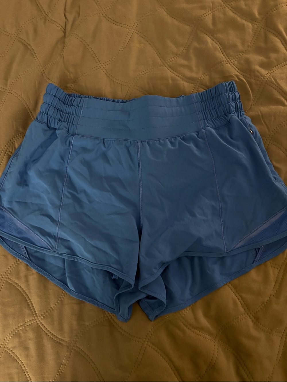 lululemon athletica Sky Blue Athletic Running Shorts